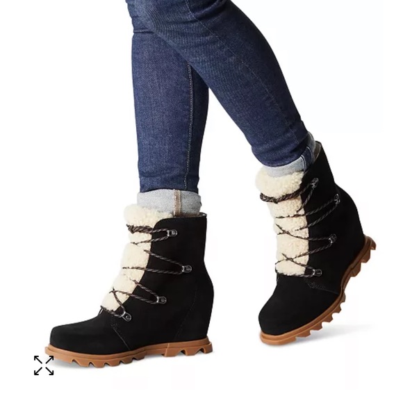 Sorel Joan of Arctic Wedge III Black size 8.5 - Picture 1 of 7